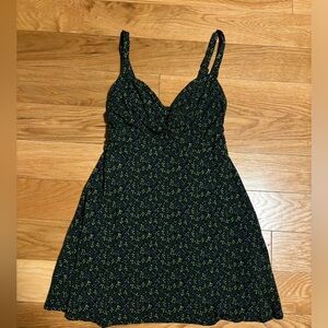 Floral Green Dress from Urban Outfitters